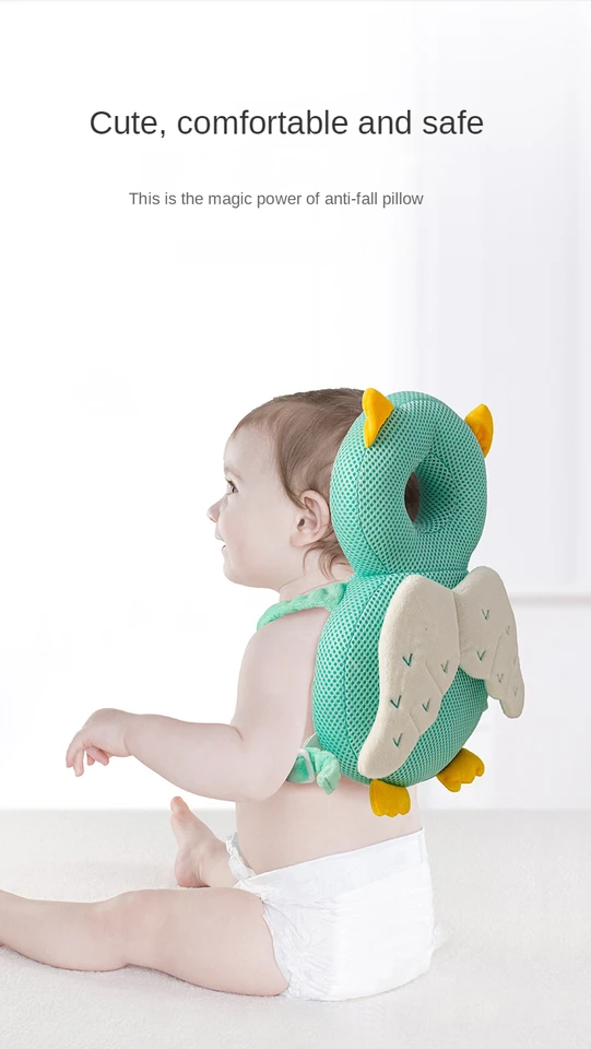 Baby Anti-Fall Head Protection Pillow  Owl Design