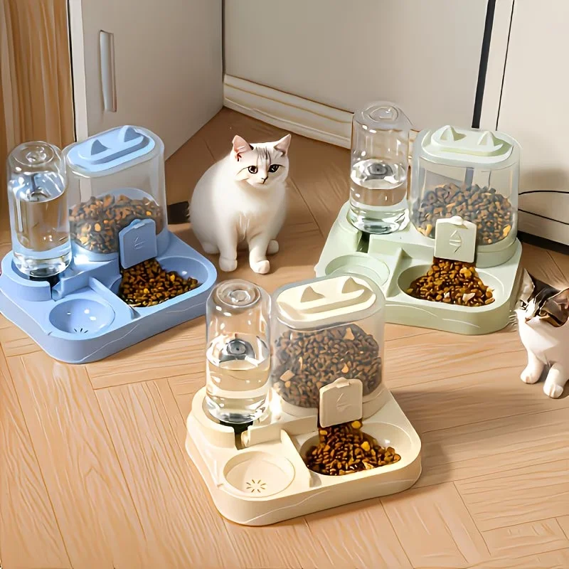 2-in-1 Automatic Pet Food & Water Dispenser