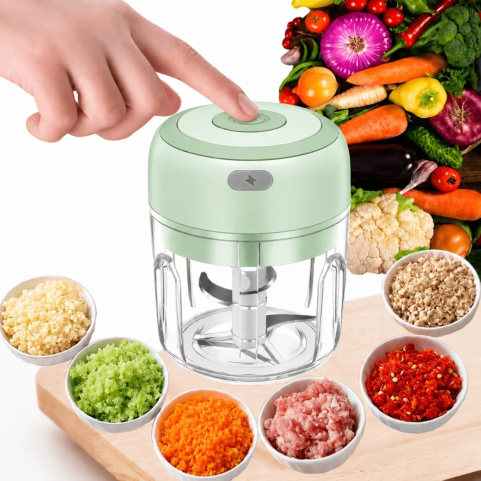 Electric Mini Food Chopper – Rechargeable