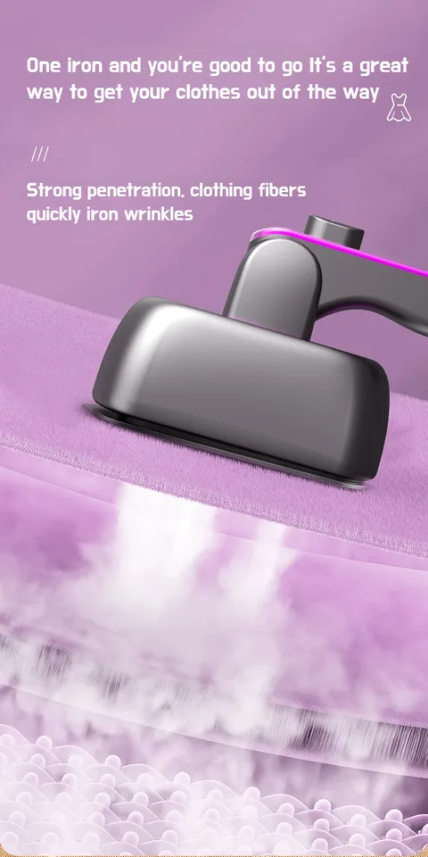 Portable Mini Iron with 90° Rotatable Handle