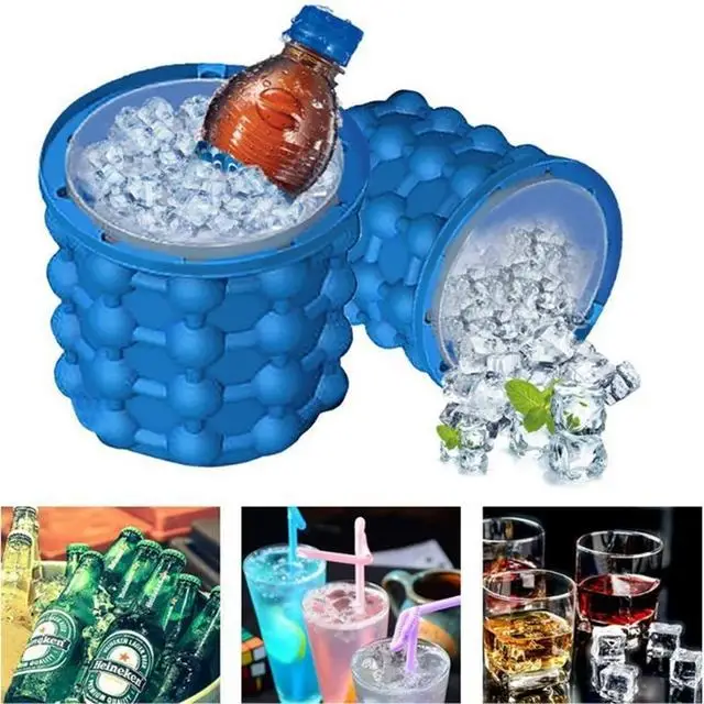 Portable Ice Cube Maker – Round Ice