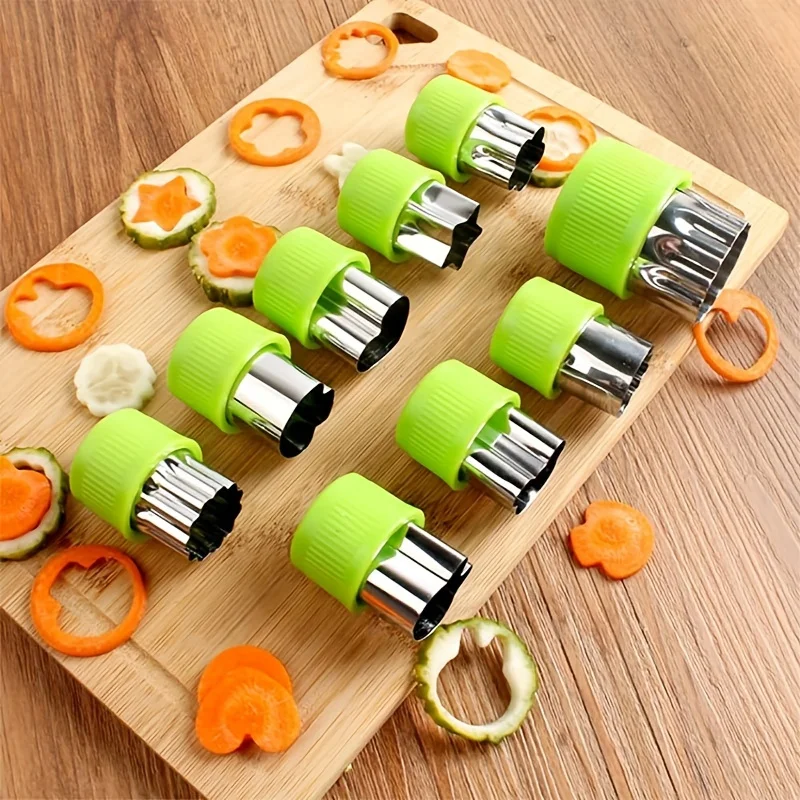 Vegetable Shape Cutter Set – 9 Pieces