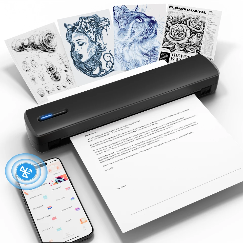 Portable A4 Thermal Printer – High Definition