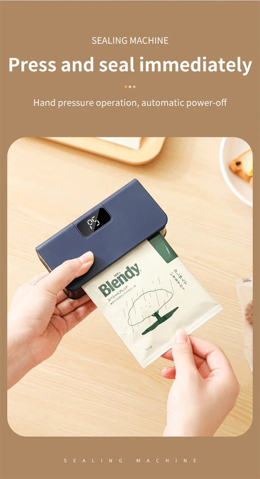 Mini Digital Bag Sealer with Display